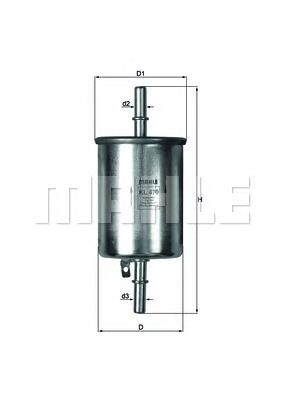 Паливний фільтр KL470 Mahle Original