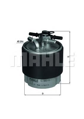 Купити KL44018 Mahle Original Фільтр-відстійник палива грубої очистки