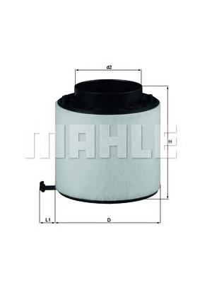 Повітряний фільтр LX2092D Mahle Original