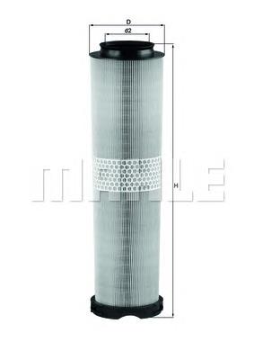 Елемент повітряного фільтра Mahle Original LX8166 ціна, від 22.51 USD
