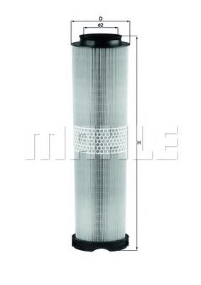LX8164 Mahle Original Повітряний фільтр двигуна