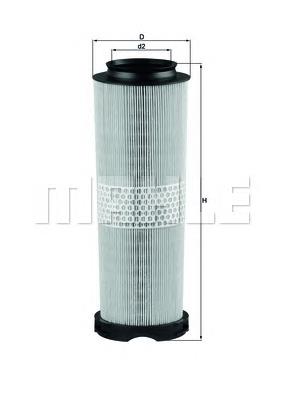 Фільтр повітряний Mahle Original LX943