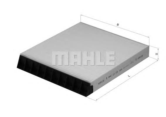 Фільтр повітряний обігрівача Mahle Original LA134 ціна, від 6.43 USD