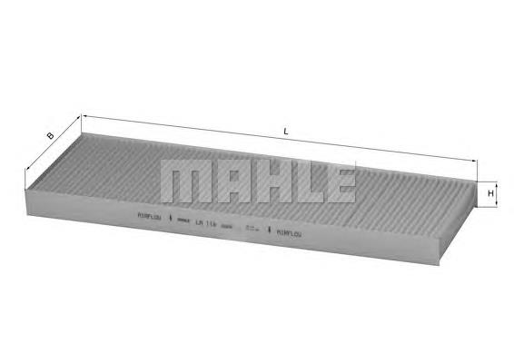LA118 Mahle Original Внутрішньосалонний фільтр