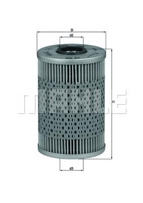 Масляний фільтр двигуна Mahle Original OX41D ціна, від 7.84 USD