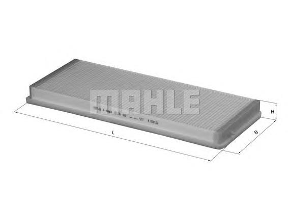 Фільтр повітряний обігрівача Mahle Original LA196 ціна, від 11.83 USD
