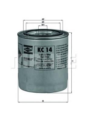 Купити KC14 Mahle Original Фільтр-відстійник палива грубої очистки