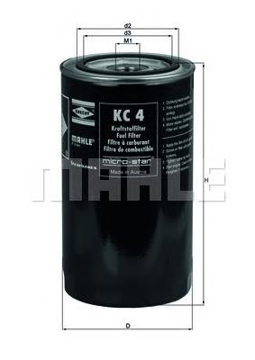 KC4 Mahle Original Фільтр палива