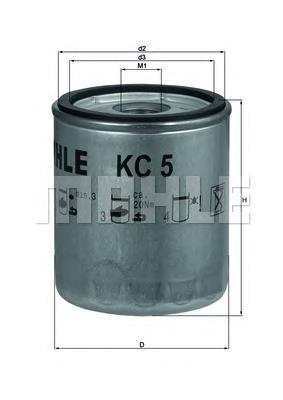 Паливний фільтр KC5 Mahle Original
