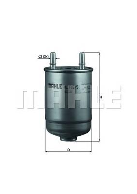 Купити KL4855D Mahle Original Фільтр-відстійник палива грубої очистки