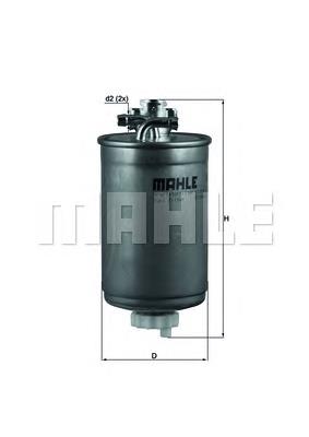 Паливний фільтр KL180 Mahle Original