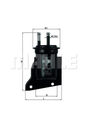 KL135 Mahle Original Фільтр палива