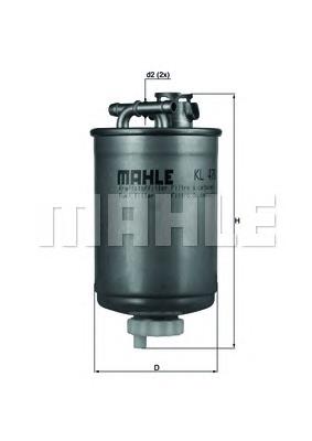 KL476 Mahle Original фільтр паливний
