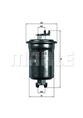 Фільтр тонкого очищення палива Mahle Original KL203 ціна, від 8.00 USD