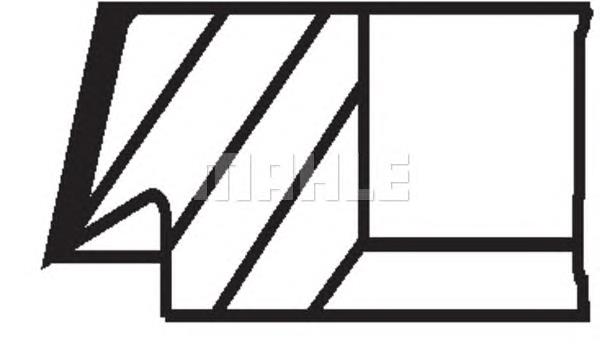 Купити 00996N0 Mahle Original Кільця поршневі на 1 циліндр, STD.