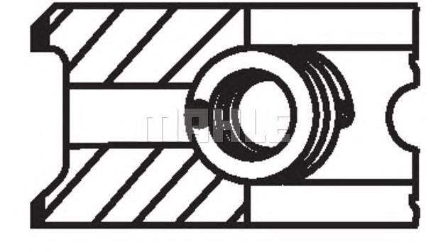 Кільця поршневі на 1 циліндр, STD. Mahle Original 00856N0 ціна, від 16.91 USD