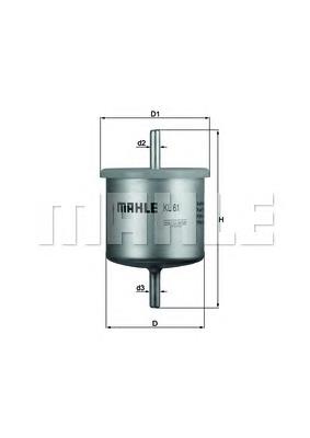 Купити KL61 Mahle Original Фільтр-відстійник палива грубої очистки