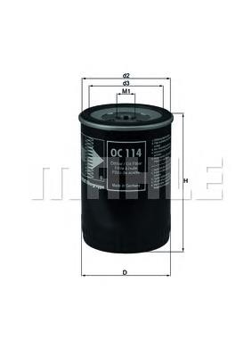 Масляний фільтр OC114 Mahle Original