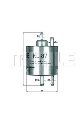 KL87 Mahle Original Фільтр палива
