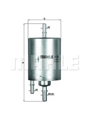 Купити KL571 Mahle Original Фільтр-відстійник палива грубої очистки