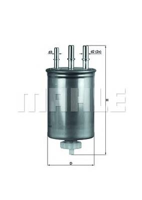 Паливний фільтр KL505 Mahle Original