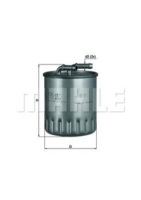 Фільтр паливний Mahle Original KL1551