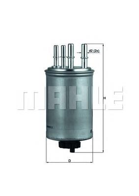 Фільтр паливний Mahle Original KL506