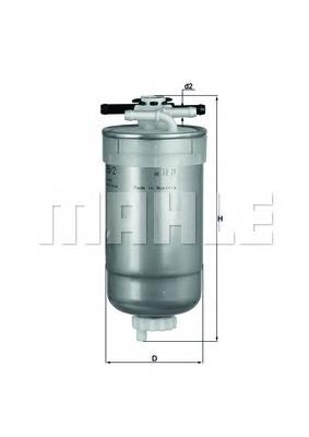 Паливний фільтр KL2332 Mahle Original