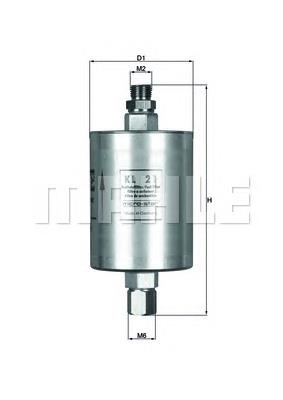 Фільтр тонкого очищення палива Mahle Original KL21 ціна, від 14.12 USD