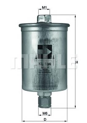 Паливний фільтр KL184 Mahle Original