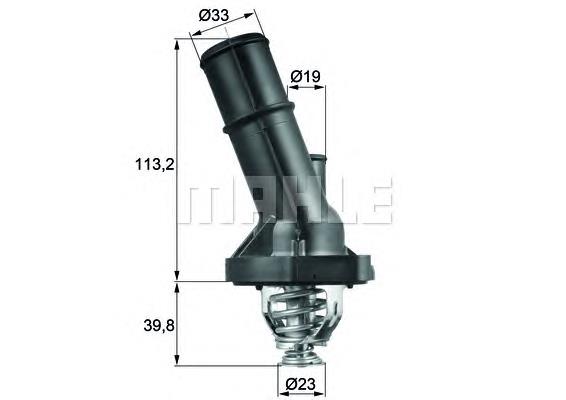 Купити TI20282 Mahle Original Термостат в корпусі