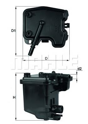 Фільтр тонкого очищення палива Mahle Original KL431D ціна, від 26.90 USD