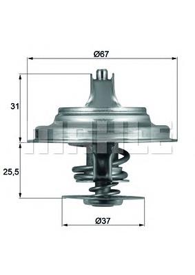 TX2587D Mahle Original Авто термостат