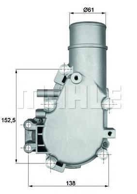 5802055310 Iveco Корпус термостата в зборі