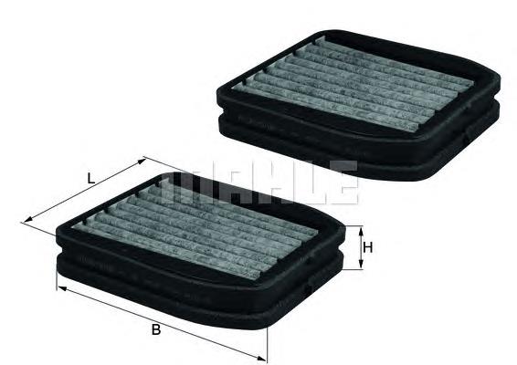 Фільтр салону LKK165S Mahle Original