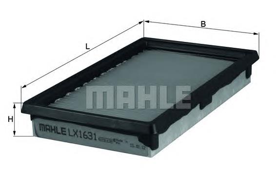 Фільтр повітряний Mahle Original LX1631