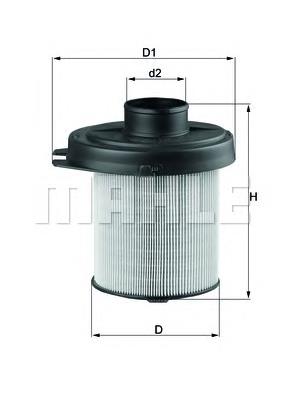 Повітряний фільтр LX291 Mahle Original