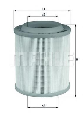 Повітряний фільтр LX1275 Mahle Original