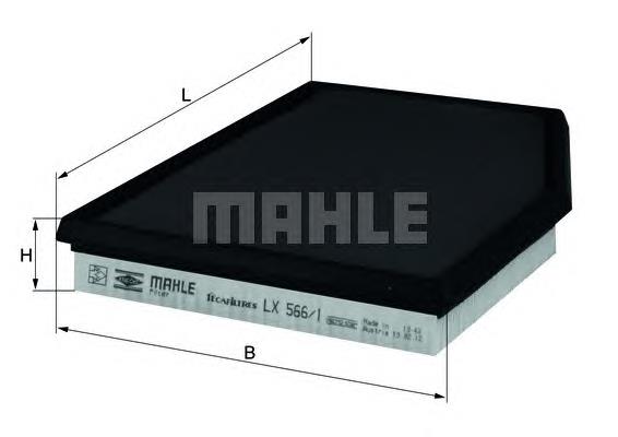 Купити LX5661 Mahle Original Автомобільний фільтр повітря