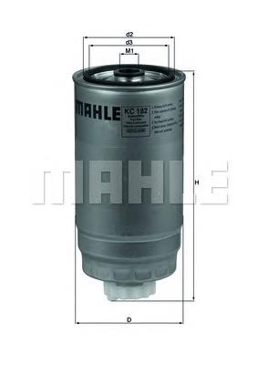 Фільтр тонкого очищення палива Mahle Original KC182 ціна, від 19.45 USD