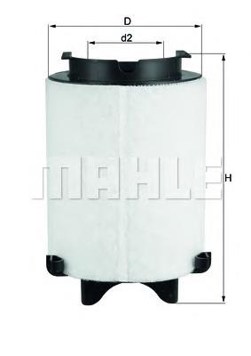 Купити LX15661 Mahle Original Автомобільний фільтр повітря
