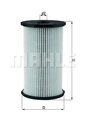 Купити KX220D Mahle Original Фільтр-відстійник палива грубої очистки