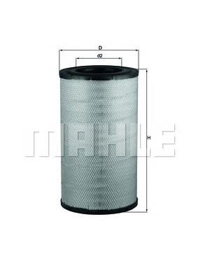 Купити LX2081 Mahle Original Автомобільний фільтр повітря