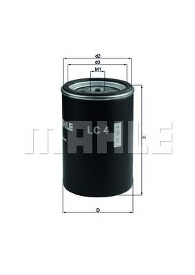 Фільтр повітряний компресора підкачки (амортизаторів) LC4 MAHLE