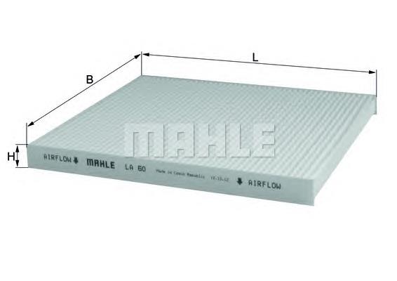 Повітряний фільтр салону Mahle Original LA60