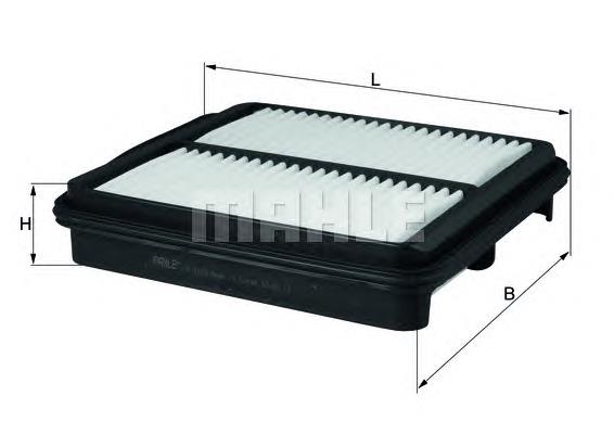 Повітряний фільтр LX3159 Mahle Original