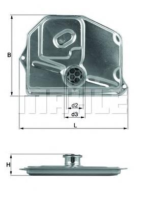 Купити HX47 Mahle Original Масло і фільтр в коробку автомат 