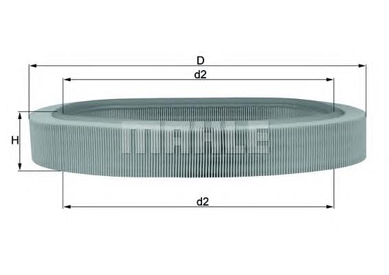 Фільтр повітряний Mahle Original LX638
