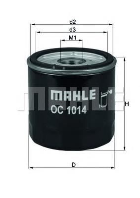 Купити OC1014 Mahle Original Фільтр очищення масла відцентровий