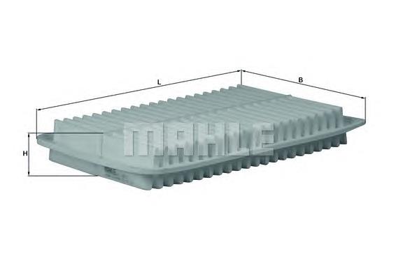 Купити LX1612 Mahle Original Автомобільний фільтр повітря